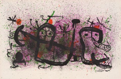 Joan Miró (1893-1983) Proverbes à la main