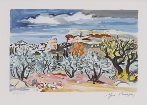 Yves Brayer (1907-1990) Paysage provençal