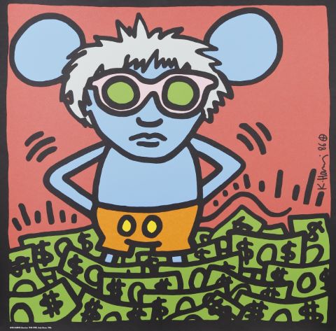 Keith Haring (1958-1990) d’après Andy Mousse with...