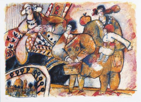 Theo Tobiasse (1927-2012) Jérusalem de tous...