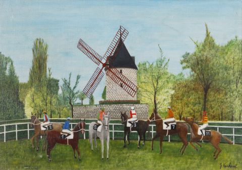 Georges Verheest (XXe siècle) Moulin de Longchamp