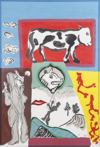 Karel Appel (1921-2006) Danser un paysage
