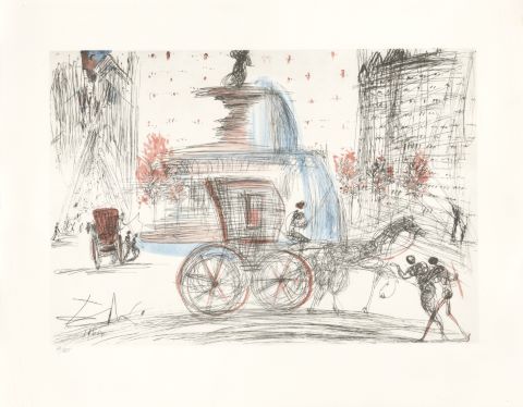 Salvador Dalí (1904-1989) New York City, Plaza