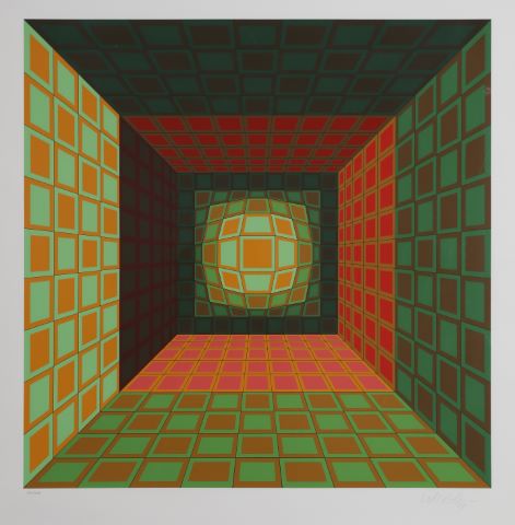 Cinétique orange et vert
