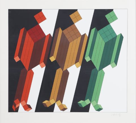 Victor Vasarely (1906-1997) Composition...
