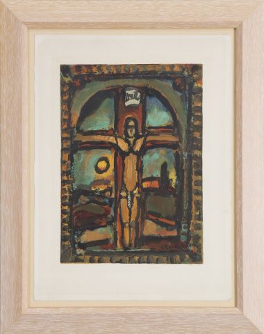 Georges Rouault (1871-1958) Christ en croix