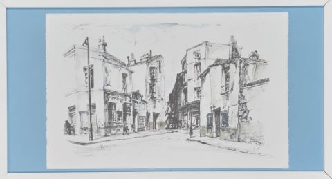 D’après Tsuguharu Foujita Rue de la Santé...