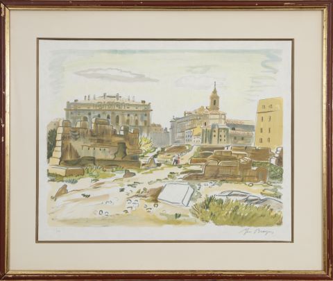 Yves Brayer (1907-1990) Vue de Provence