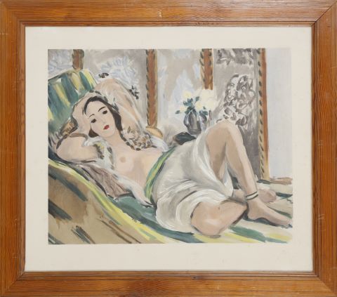 D’après Henri Matisse Odalisque au Magnolia