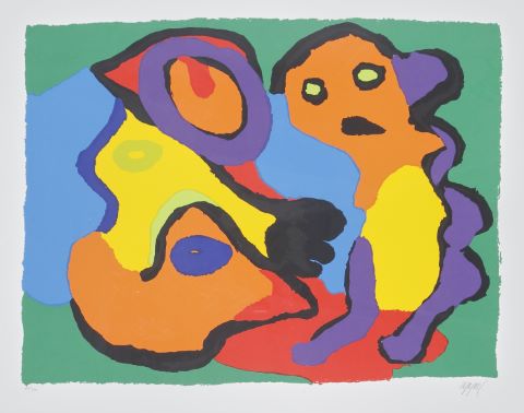 Karel Appel (1921-2006) Enfant et chien