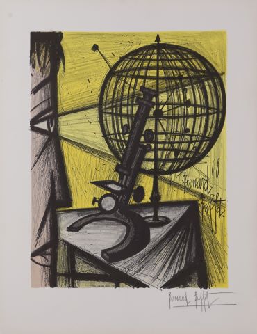 Bernard Buffet (1928-1999) Le Microscope