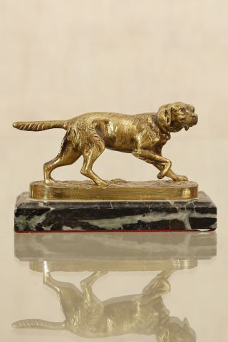Pierre-Jules Mène (1810-1879) Chien épagneul...