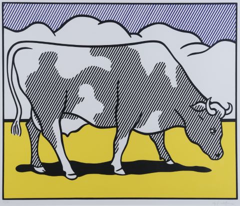 Cow Going Abstract [Triptyque]