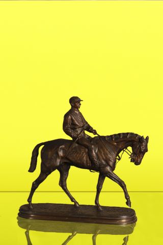 D'après Pierre Jules Mène Jockey à cheval numéro 1