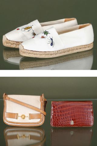 Paire d’espadrilles + un sac
