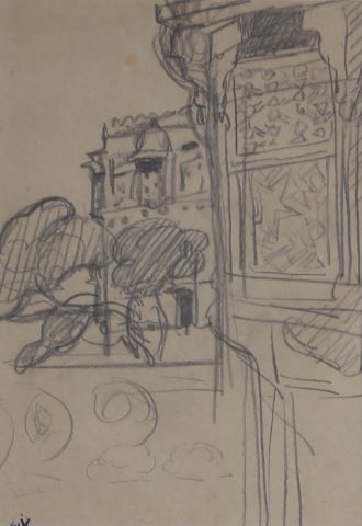 Louis Valtat (1869-1952) Le Kiosque à journaux...