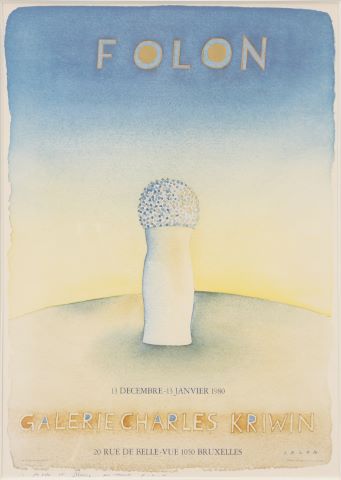 Jean-Michel Folon (1934-2005) Galerie Charles...