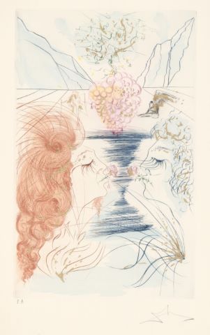 Le Baiser, planche extraite du Cantique des Cantiques (The Song…