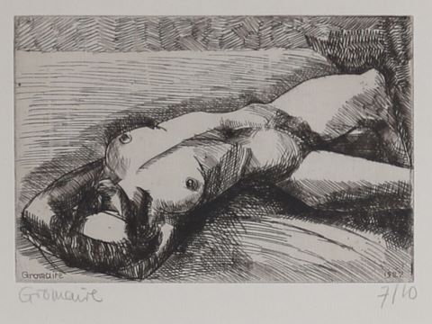 Marcel Gromaire (1892-1971) Nue couchée