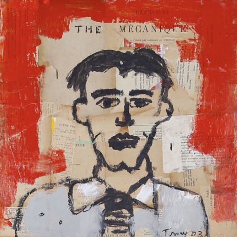 Troy Henriksen (né en 1962) Portrait d'homme