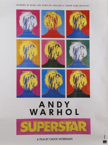 D'après Andy Warhol Affiche du film Superstar