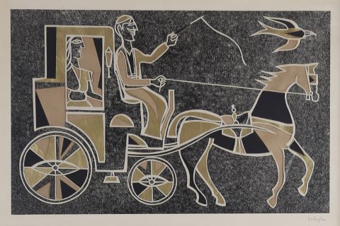 Ali Bellagha (1924-2006) La Cariole