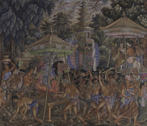 I Gusti Made Kwanji (né en 1936) Procession