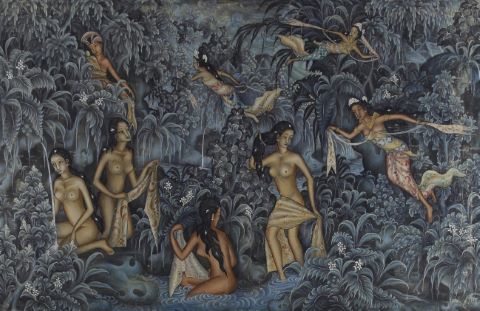 I Gusti Made Kwanji (né en 1936) Femmes...