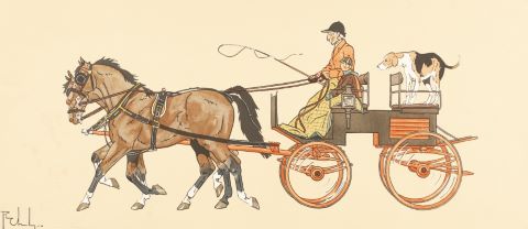 Pierre Chambry (1916-2008) Calèche