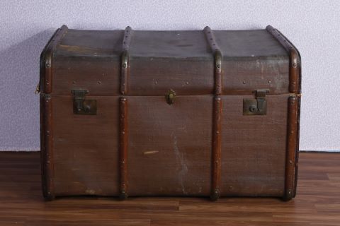 Malle de voyage brune