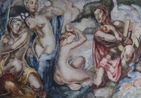 Leo Theodoor Van Eekelen (1900-1974) Le Jugement...