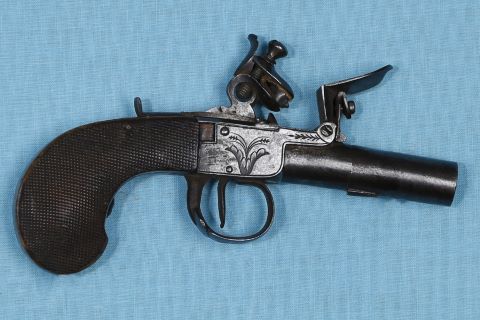 Pistolet de gousset à silex