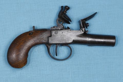 Petit pistolet de gousset à silex