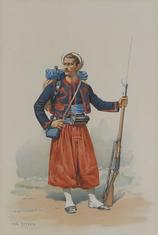 Eugène Titeux (1838-1904) Le zouave du premier...
