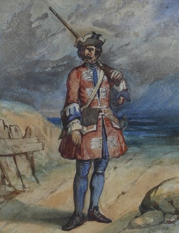 École française de la fin du XIXe siècle Soldat...