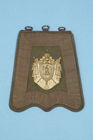Sabretache d’officier des guides du Second Empire