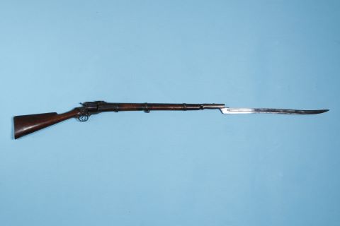 Rare carabine-Revolver Perrin, modèle 1865