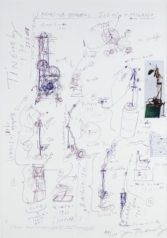 Jean Tinguely (1925-1991) Affiche pour la Galerie...