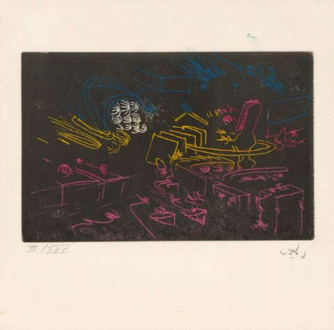 Roberto Matta (1911-2002) Composition