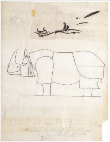 François-Xavier Lalanne (1927-2008) Rhinocéros,...