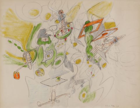 Roberto Matta (1911-2002) Composition