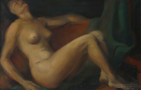 Rodolphe Caillaux (1904-1989) Nu féminin