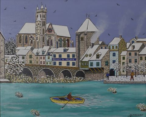 André Demonchy (1914-2003) Moret-sur-Loing