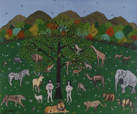 André Demonchy (1914-2003) Le Paradis terrestre
