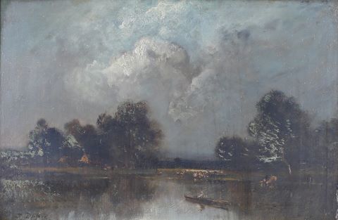 Jules Dupré (1811-1889) d’après Paysage à l’étang