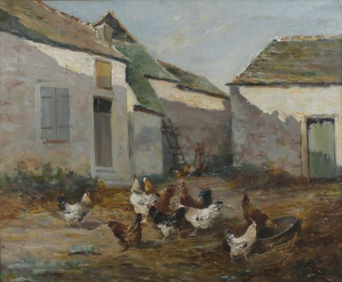 Jacques van Coppenolle (1878-1915) La Basse-cour...