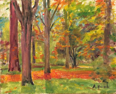 André Vivrel (1886-1976) Sous-bois