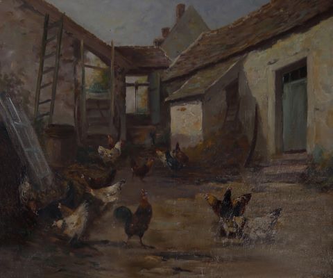 Jacques van Coppenolle (1878-1915) La Basse-cour...