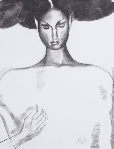 Constantin Byzantios (1924-2007) Portrait de femme