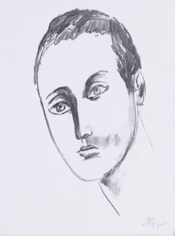 Constantin Byzantios (1924-2007) Portrait d’homme